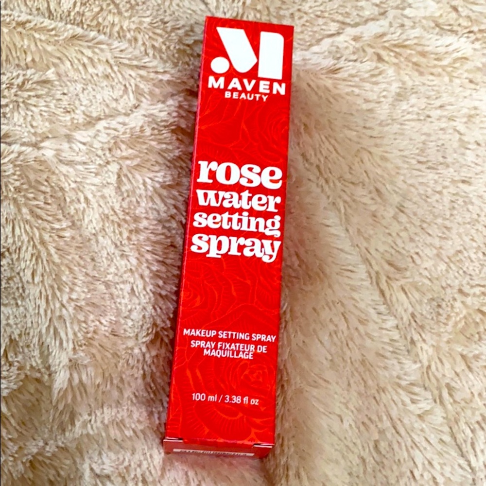 New in box Maven Beauty Rose Water Setting Spray